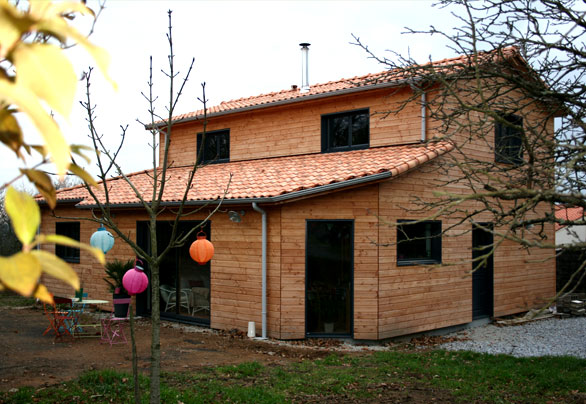 Surélévation maison ossature bois à Orée d'Anjou